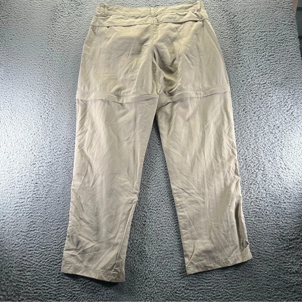 World Wide Sportsman Pant Mens L Brown Nylon Windbreaker Convertible Fishing